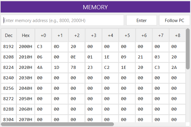 Memory Viewer